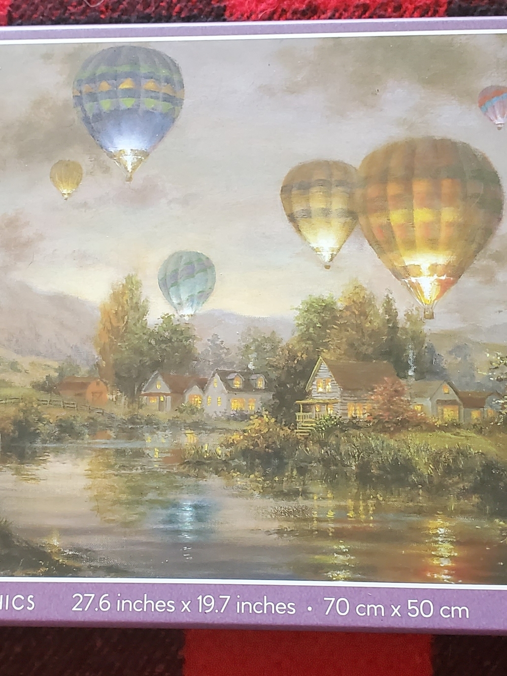 Hot Air Balloon Landscape 1000 Piece Jigsaw Puzzle